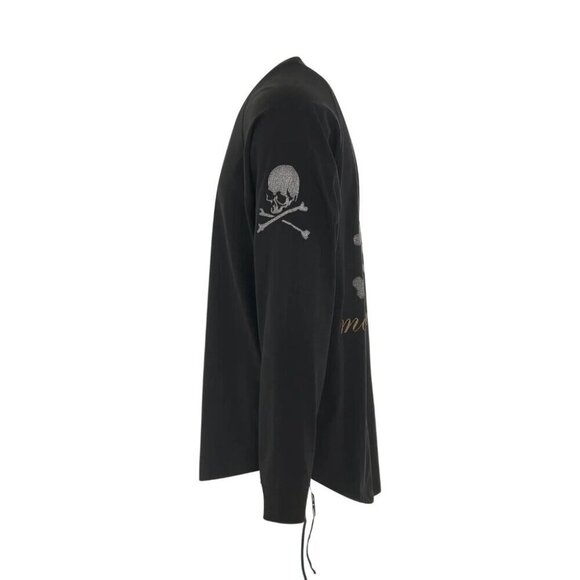 Mastermind Japan Embroidered Logo LS Baseball T-Shirt M Men Black Skull NWT $695 - Picture 14 of 15